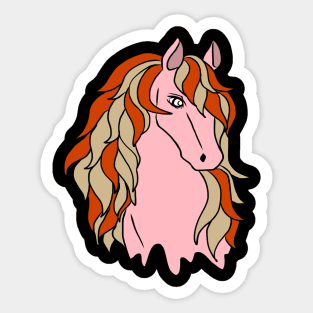 A very nice horse and pony dressage Sticker